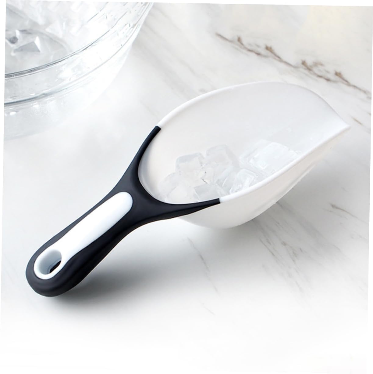 Garneck 10pcs Kitchen Scoop Reusable Plastic Ice and Flour Scoops for Food Pet Food Sweets Lightweight and Compact Kitchen Gadgets for Home and Supermarkets