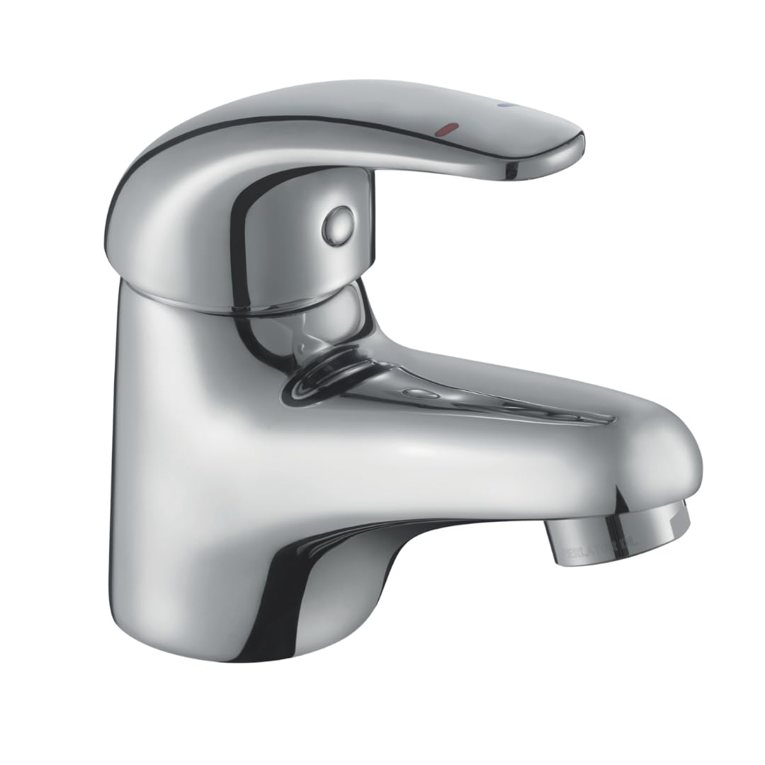 Haze Mini Mono Basin Mixer Tap Chrome Compact Bathroom Mixer
