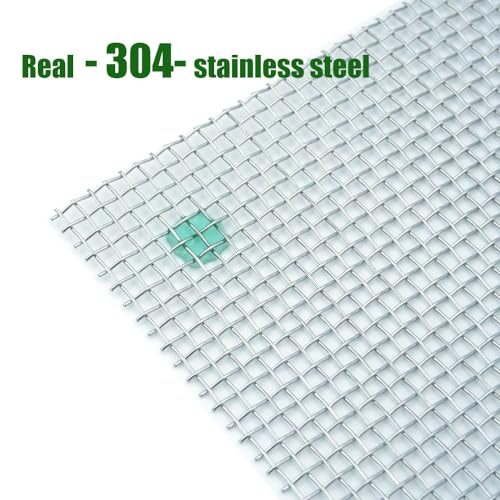 Image of LINLAN 9 Pieces 3.1X3.1in (8X8cm) Aquarium Moss Mesh, 304 Stainless Steel Aquatic Moss Wall, Easy to Cut, for Fixing and Propagating Aquatic Mosses, DIY Aquarium Filtration, and Aquascaping