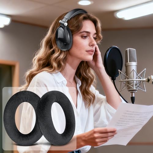 SOULWIT Almohadillas para Sennheiser HD560S/HD598/HD599 - Negro | para auriculares HD515/HD518/HD555/HD558/HD558SE/HD560S/HD595/HD595SE/HD598(SE/CS/SR)/HD599(SE/Edición Limitada) miniatura 5