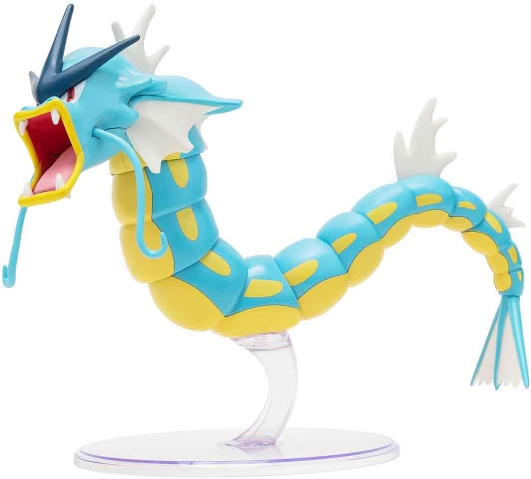 Pokémon Gyrados Epic Battle Figure - 12-Inch Articulated Epic Battle Figure with Display Stand