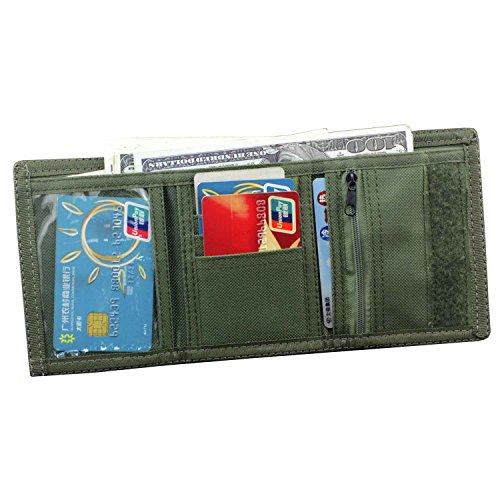 Men/Boy Army Fans Star Trifold Wallet Card Holder Purse And Safety Metal Chain #TOP4