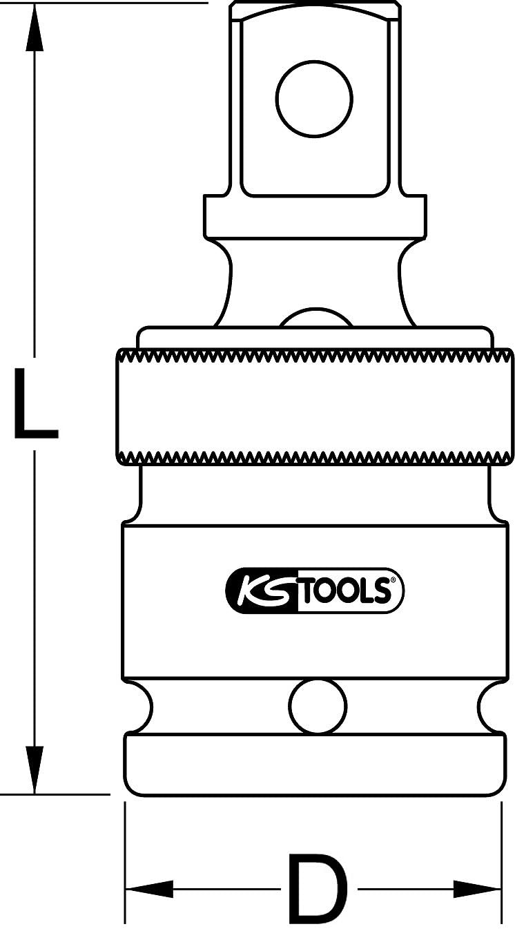 KS Tools 515.1374 3/4" Kraft-Kugelgelenk