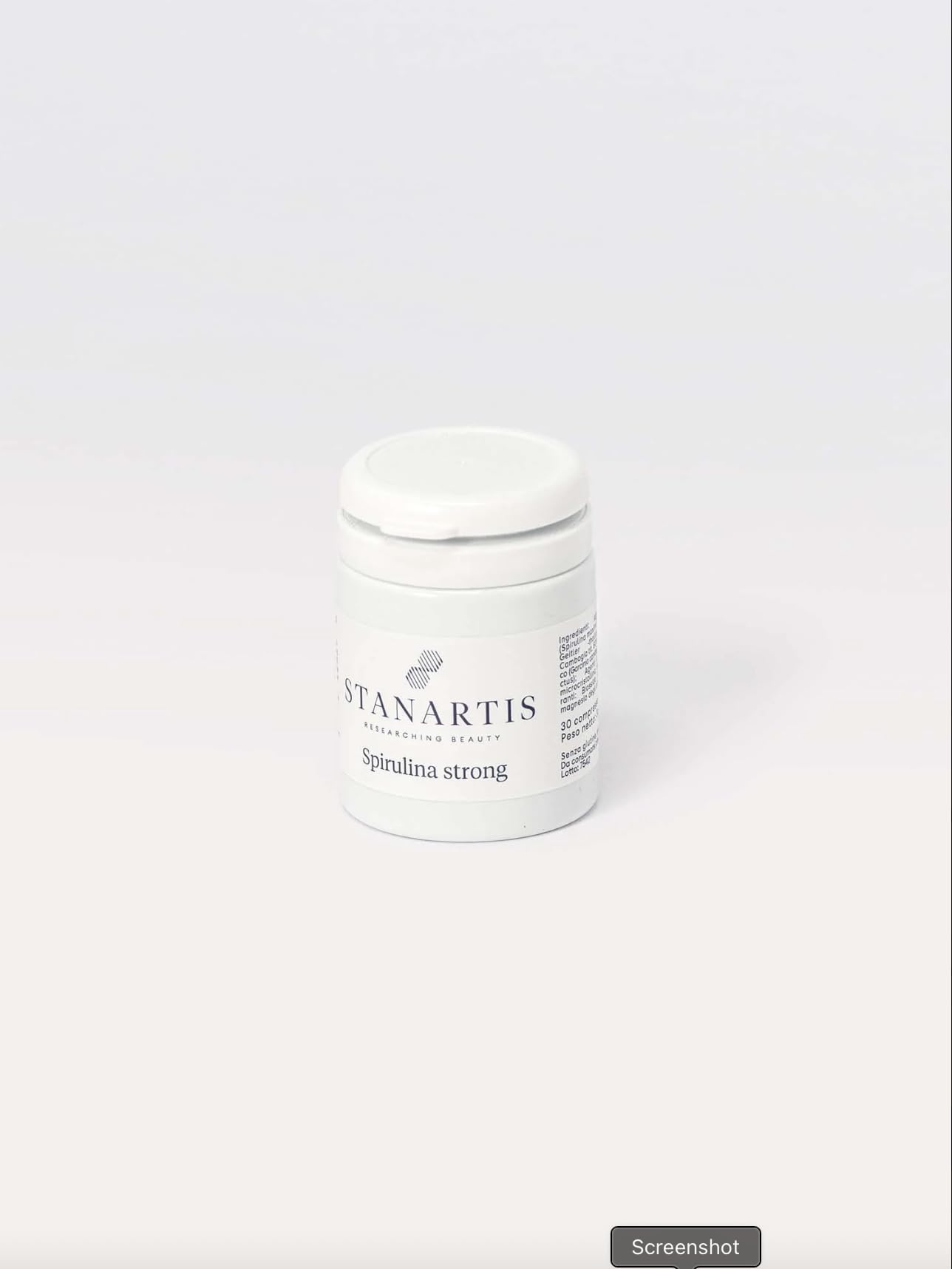 Stanartis Spirulina con Garcinia Cambogia – Controllo Peso, Energia e Sazietà – 30 Compresse – 500 mg Alga Spirulina + 500 mg Garcinia Cambogia