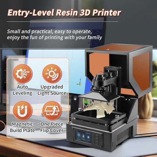 MALYAN S100 Mini Resin 3D Printer with 5.5" 2K LCD Curing Screen, High Precision, Auto Leveling, Printing Size 115 x 65 x 110 mm, Beginner Friendly - Image 4