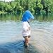 i play. Baby Flap Sun Protection Swim Hat, Light Blue, 0-6 Months