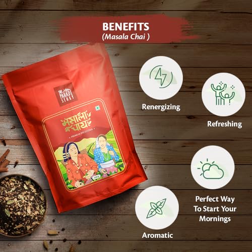 Image of The Pahadi Story Masala Chai Combo (450g x 2) 900g - Assam Harvest Blend with 100% Natural Spices, All Season Special Kadak Chai Masala Tea