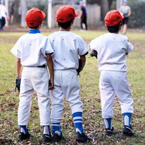 Image of Shyyween Kids Baseball Caps Youth Adjustable Plain Baseball Hats Cotton Blank Hats Bulk for Girls Boys Sport Team