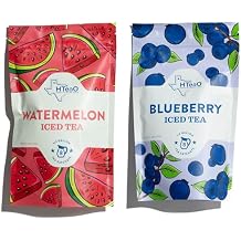 HTeaO Iced Tea Bags - Makes 4 Gallons Watermelon & Blueberry