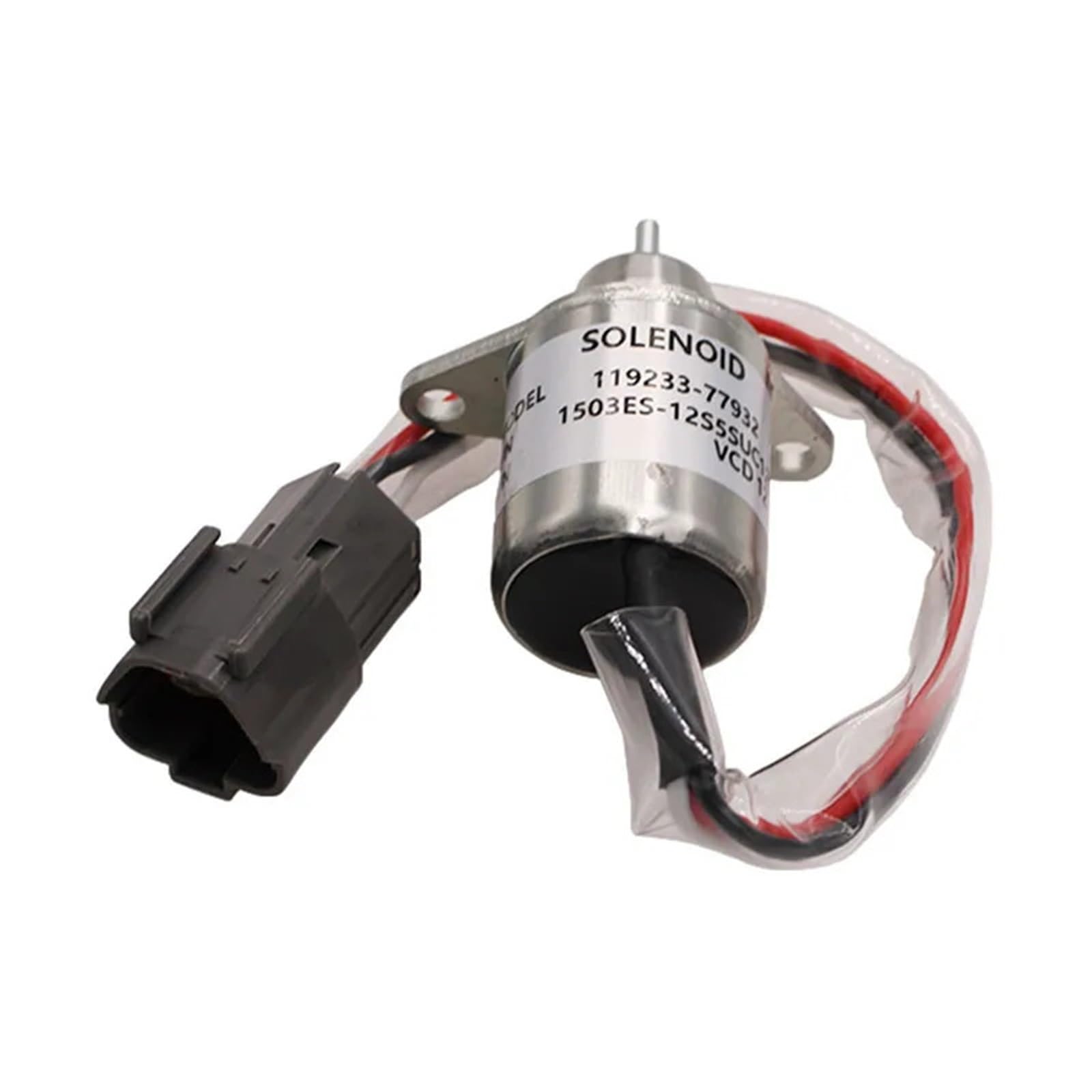 ヤンマーストップソレノイド 119233-77932 優良部品 - 燃料遮断