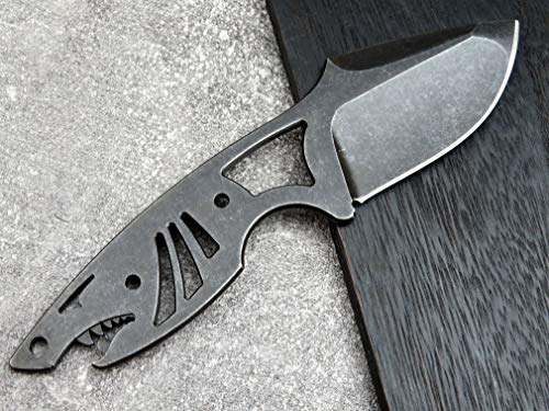 Canku C1139 Fixed Blade Knife,D2 Steel Pocket Knife With K Sheath, Edc Tactical Knife With Can Opener For Outdoor, Camping, Hunting, Hiking(Black) #TOP2