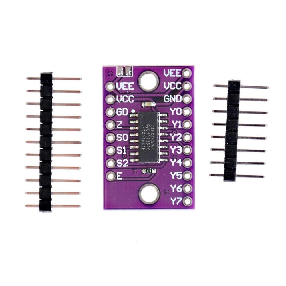 TECHTONICS CJMCU-4051 74HC4051 8 Channel Analog Multiplexer/Demultiplexer Breakout Board for Arduino (B0CXDX78T8) Amazon Price History, Amazon Price Tracker