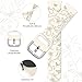 AMSKY 3 Stück Floral Gravierte Armband Kompatibel mit Samsung Galaxy Watch 7/6/5/4 40mm 44mm, Watch 6/4 Classic 43mm 47mm 42mm 46mm, 5 Pro 45mm, 3 41mm, FE 40mm, 20mm Silikon Armbänder für Damen