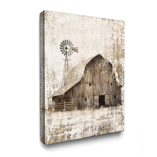 Luslya-Rustic-Old-Barn-Wall-Art-Canvas-Farmhouse-Windmill-Barn-Abstract-Painting-Wall-Decor-Framed-Posters-Home-for-Living-Room-Bedroom-Bathroom-Decoration-12x16-inch Luslya Rustic Old Barn Wall Art Canvas Farmhouse Windmill Barn Abstract Painting Wall Decor Framed Posters Home for Living Room Bedroom Bathroom Decoration 12×16 inch