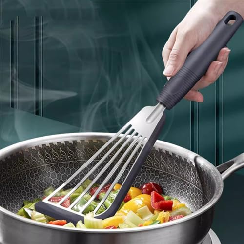 Espátula para pescado de silicona flexible e ideal para proteger sartenes 5
