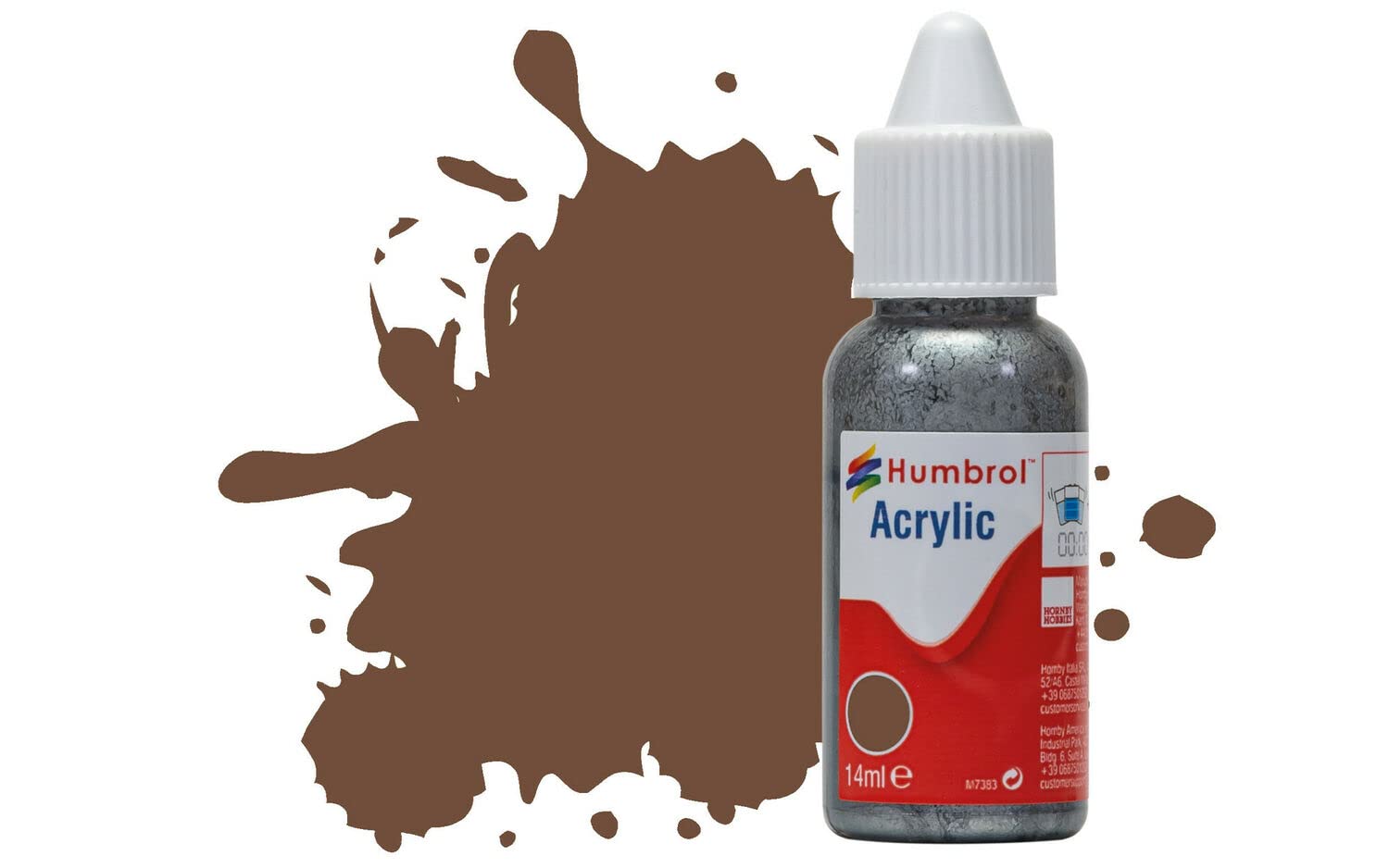 Humbrol DB0098 Acrylic Paint No 98 Chocolate Matt