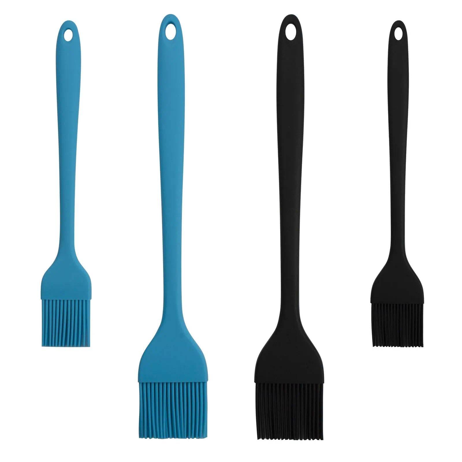 Pennello Da Pasticceria, Pennello Da Cucina, Confezione Da 4, Resistente Al Calore, Pennello In Silicone Senza BPA Per Olio, Burro E Salsa, Pennello Per Alimenti Per Barbecue, Cucina,cottura Al Forno