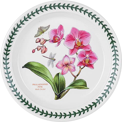 Portmeirion Exotic Botanic Garden Salad Plate With Assorted Motifs, Round, Salad, Dessert, Or Dinner Plate, Ceramic, Dishwasher & Microwave Safe, 8.5 Inch, Set Of 6 #TOP2