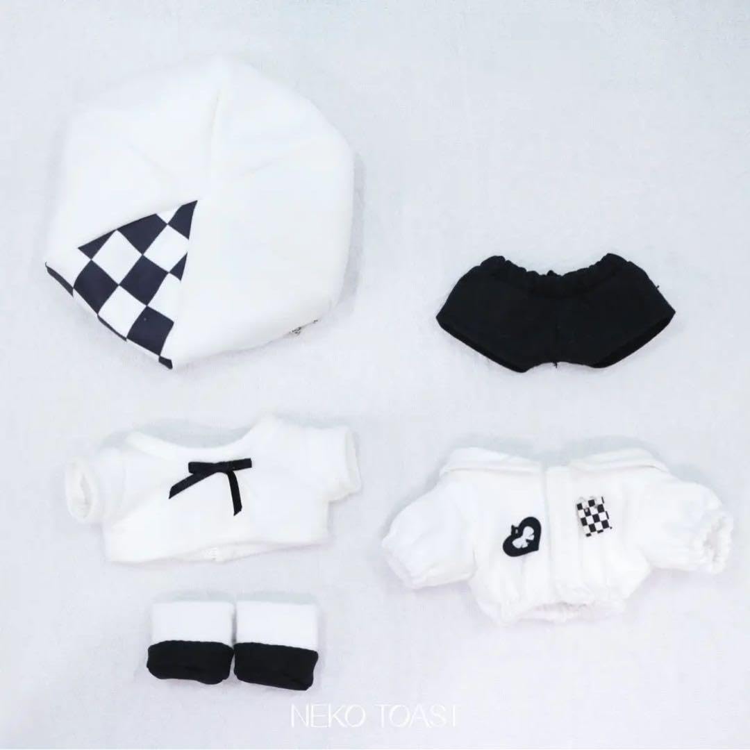 Amazon.co.jp: 無属性 ぬいぐるみ 着せ替え 15cm 服 白 : おもちゃ