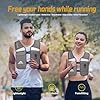LOCAL LION Running Vest Women, Reflective Hydration Vest Mens, Breathable Phone Holder For Trailrunning Marathon, Grey XS - S