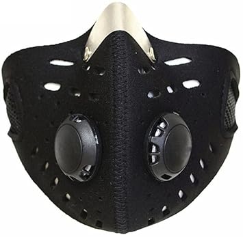 Mototrance Black Anti-Pollution Half Face Mouth-Muffle Dust Face Mask Specially for Bike Riders