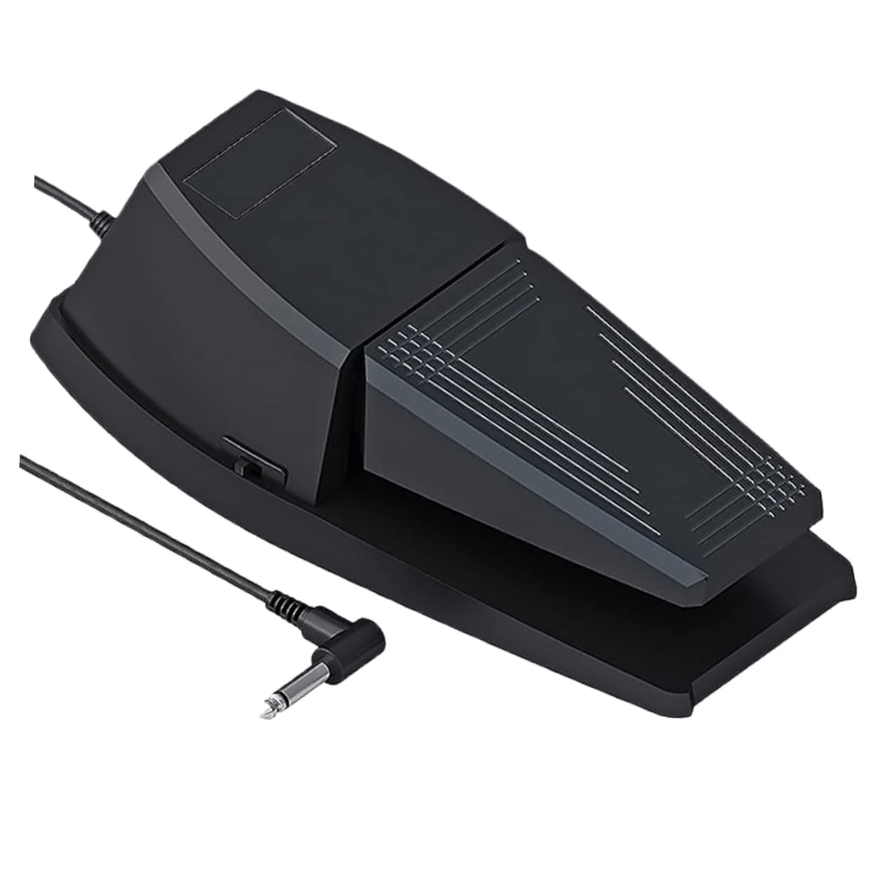 Pedal de Sostenido para Piano Negro de Goma y Abs Portátil | Resistente a Daños, Efecto de Sustain, Durabilidad, Uso Teclado y Midi
