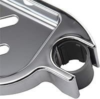 Vista 6 de 2 jaboneras ajustables con riel de ducha deslizante, soporte de baño liso