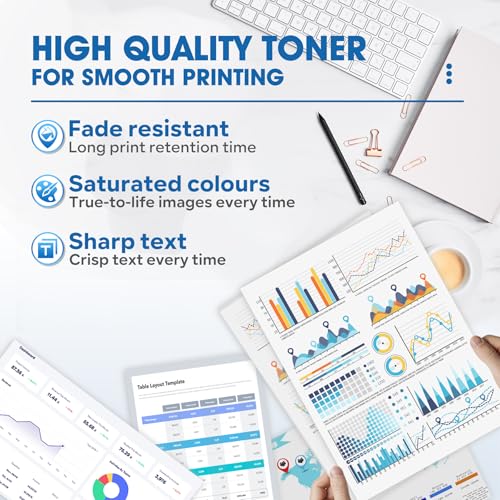 Image of Vihan TN227 TN-227M Compatible Toner Cartridge Replacement for Brother TN 227 TN-227 Magenta Toner Cartridge with MFC-L3770CDW HL-L3290CDW HL-L3270CDW Printer 1Pack