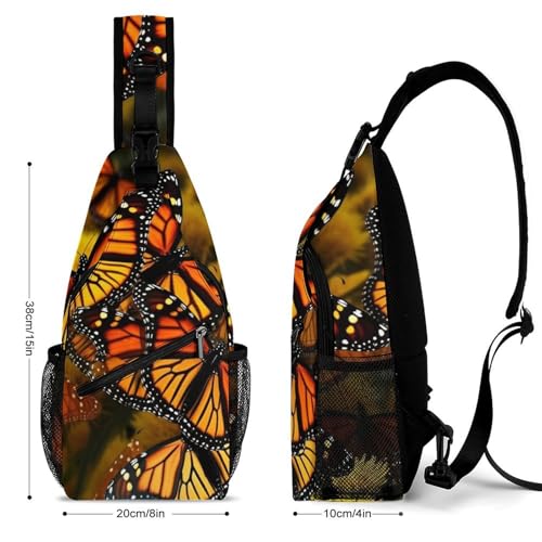 Mochila tipo bandolera blanca para senderismo y uso casual miniatura 2