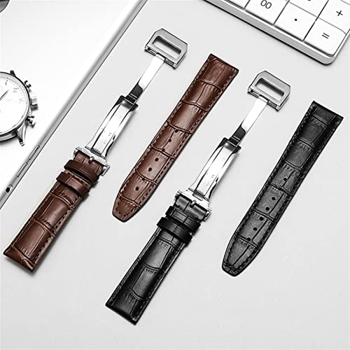 Bracelet pour IWC Pilot en cuir véritable de remplacement - 5