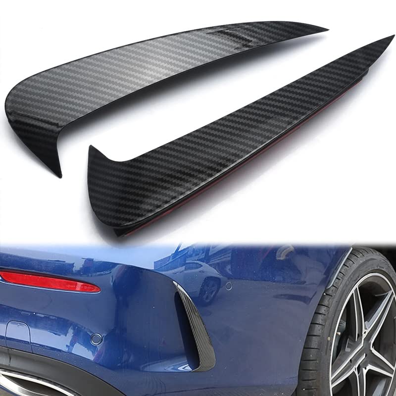 KIMISS Spoiler Posteriore Per Paraurti – 2 Alette Laterali In ABS Nero Per Mercedes C205 Coupé (2015+)