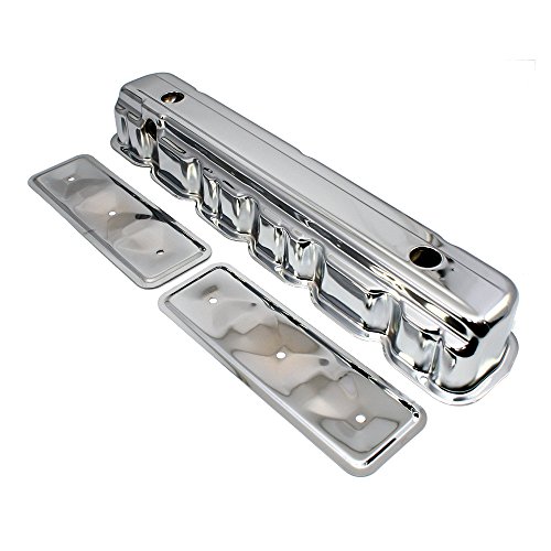 Assault Racing Products A9233 Chevy Straight 6 Cylinder Chrome Valve Cover with Side Plate 194 230 250 262