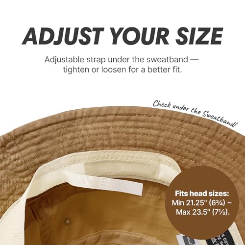 Image of Hot Summer Bucket Hat Trendy Cotton Sun Cap for Beach Golf Fishing | Breathable cotton, fun outdoor vacation style, packable boonie design for men and women