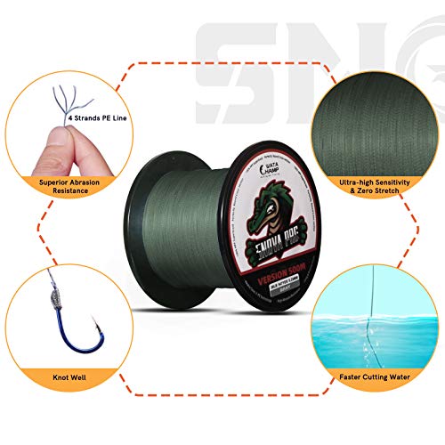 image for WataChamp Snova Pro Braided Fishing Line 6lb-100lb Incredible Superlin