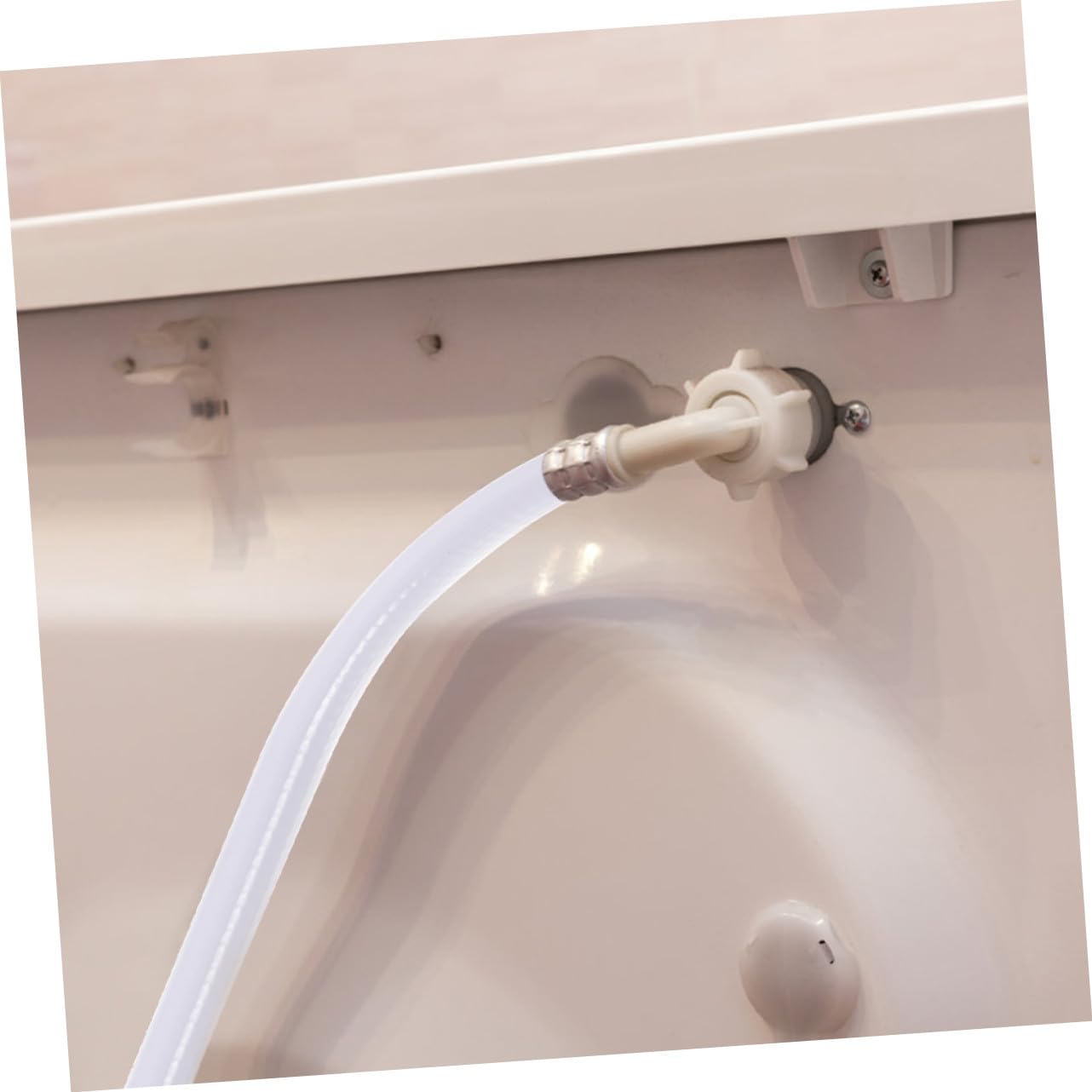 2 Stück Teiliges Waschmaschinen Zulaufschlauch PVC mit Edelstahlanschluss Winkel Wasserschlauch für Automatische Waschmaschinen Druck und Reißfest Kompatibel
