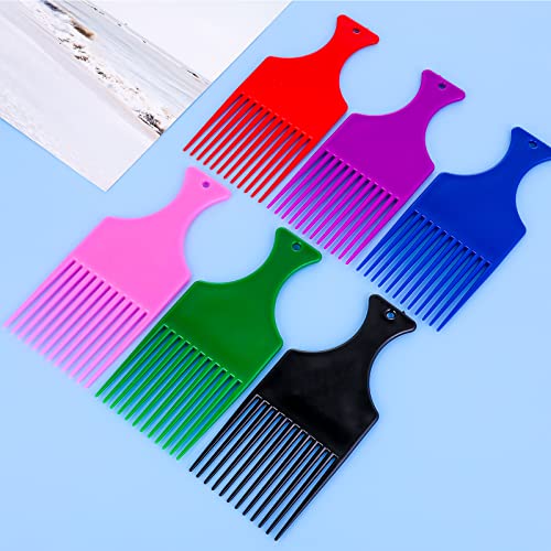 Molain 6 Pzs Peines Afro de Plástico para Cabello Rizado miniatura 7