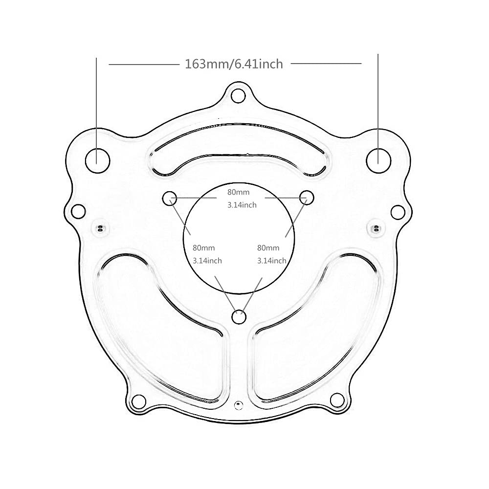 Przepuszczalność powietrza Filtr Cnc Czystość kontrastu Chrom, dla Harley, Touring Street Glide Road Softail Dyna