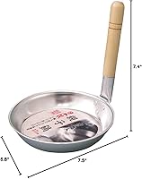 Vista 4 de Taniguchi Metal Japanese Craftsman IH - Maceta para padres e hijos, 6.7 pulgadas (6.7 in)