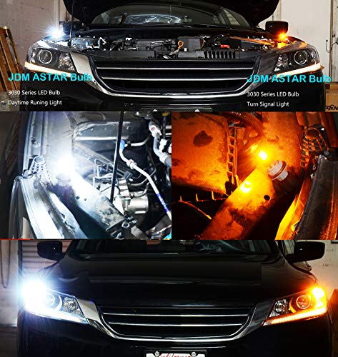Jdm Astar Extremely Bright 3030 Chipsets White/Yellow 3157 3155 3457 4157 Switchback Led Bulbs With Projector For Turn Signal Lights #TOP4
