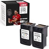Contenido del paquete: 2 piezas de repuesto para Canon PG-512XL CL-513XL (no OEM)