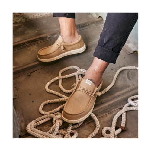 Image of HEYDUDE Men's Wally Stretch Canvas Loafers | Lightweight Slip On Shoes | Casual Walking, Travel & Everyday Style