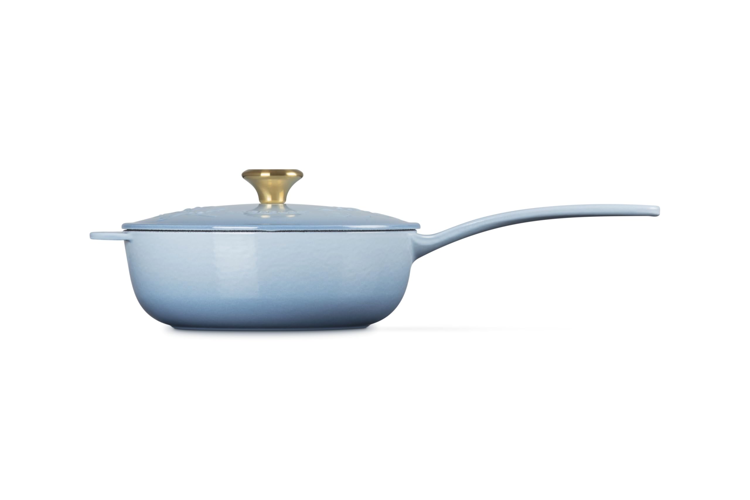 Le Creuset Coastal Blue Saucier - Enameled Cast Iron -4