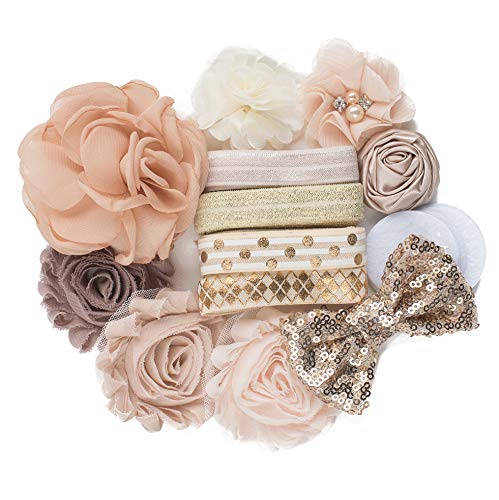 Nearly Nude : DIY Deluxe Mini Baby Shower Headband Kit Makes 8 Headb