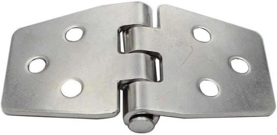 10 Pcs Boat Hinge 316 Stainless Steel Strap Door Window Cabinet Deck Flush Mount Compatible with Marine Yacht RV Camper