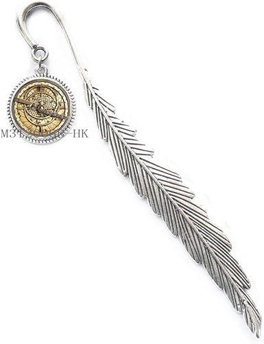 Steampunk Mysteries Marcapáginas de cristal para hombre Astrolabe Women Best Friends Bookmarker-MT256