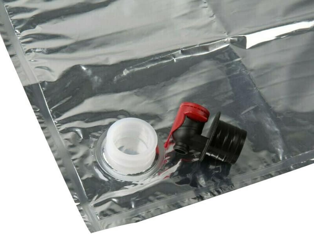 5 x 5L Replacement Bags For Bag In Box Drinks Container/Wine Dispenser with Butterfly Tap image 2