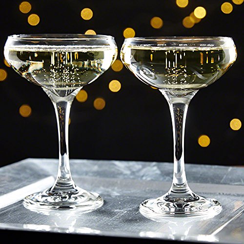 Gatsby Champagne Coupe Glasses Set of 2