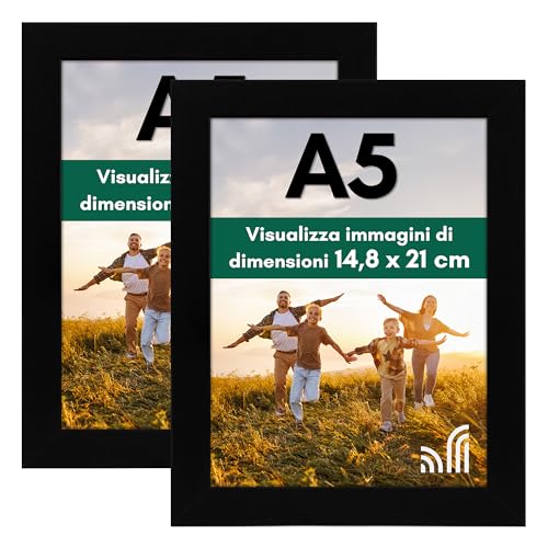 Esponi le Tue Stampe: Adatta per l'esposizione di foto da 15 x 21 cm. Queste misure standard ti permettono di incorniciare facilmente stampe fotografiche, piccoli poster, disegni e ritagli di giornale.