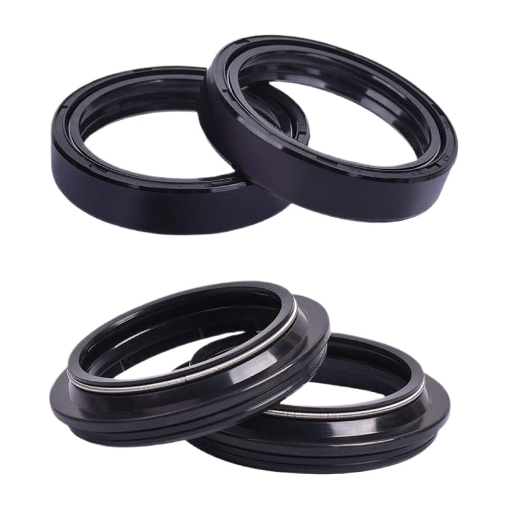 Paraolio ammortizzatore forcella anteriore 43X54X11 compatibile con GSX-R600 GSX-R750 GSXR600 GSXR750 GSX750 DL650(2pcs seal 2pcs cover)