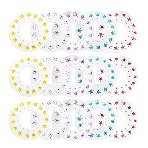 Hair Bedazzler,con 180 Gemas para el Cabello,Gem Stamper Hair,Kit de Bedazzler para el Cabello,Gemas Brillantes Cover